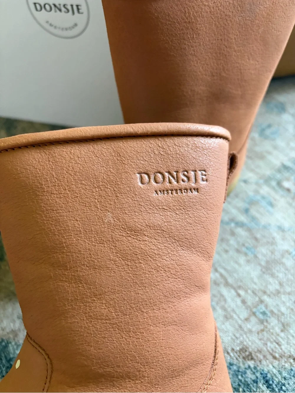 NIB $159 Donsje Amsterdam Wadudu Deer Boots Euro 29, US 12